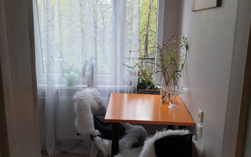 Small apartment in Purvciems with balcony